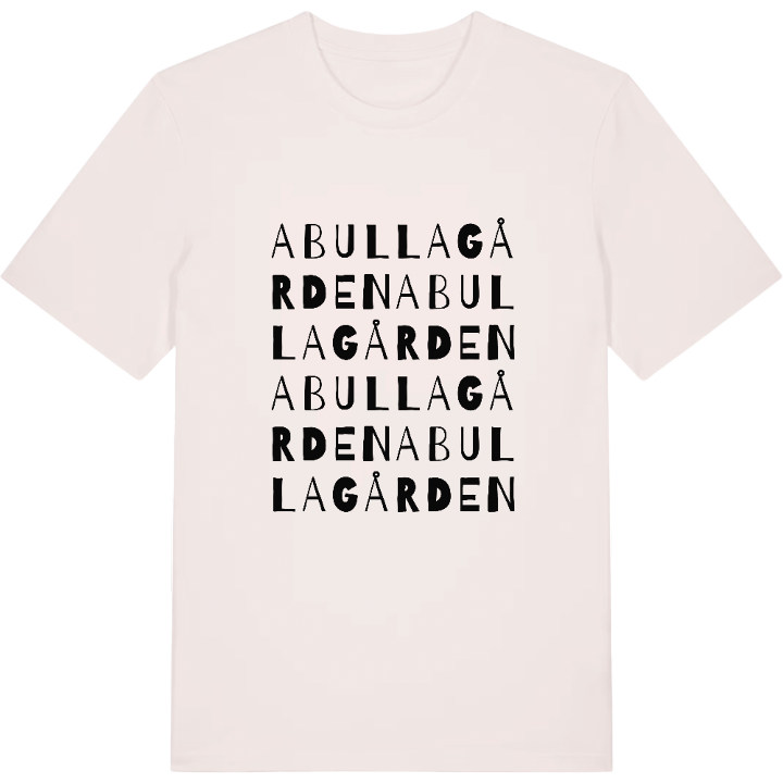 Abullagården ordlek t-shirt – t-shirt från PinShirt