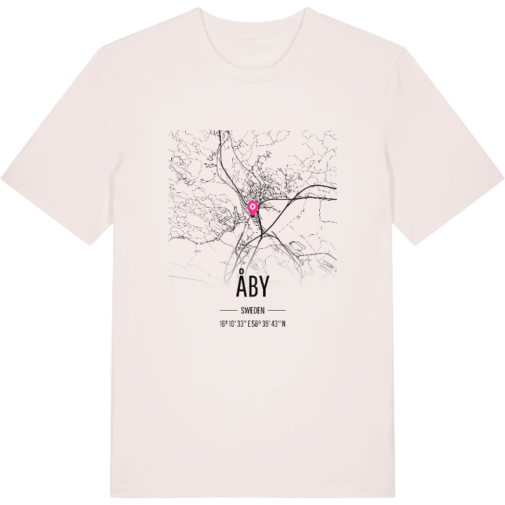 Åby karta t-shirt – t-shirt från PinShirt