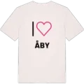 Jag älskar Åby t-shirt stort tryck