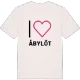 Jag älskar Åbylöt t-shirt stort tryck
