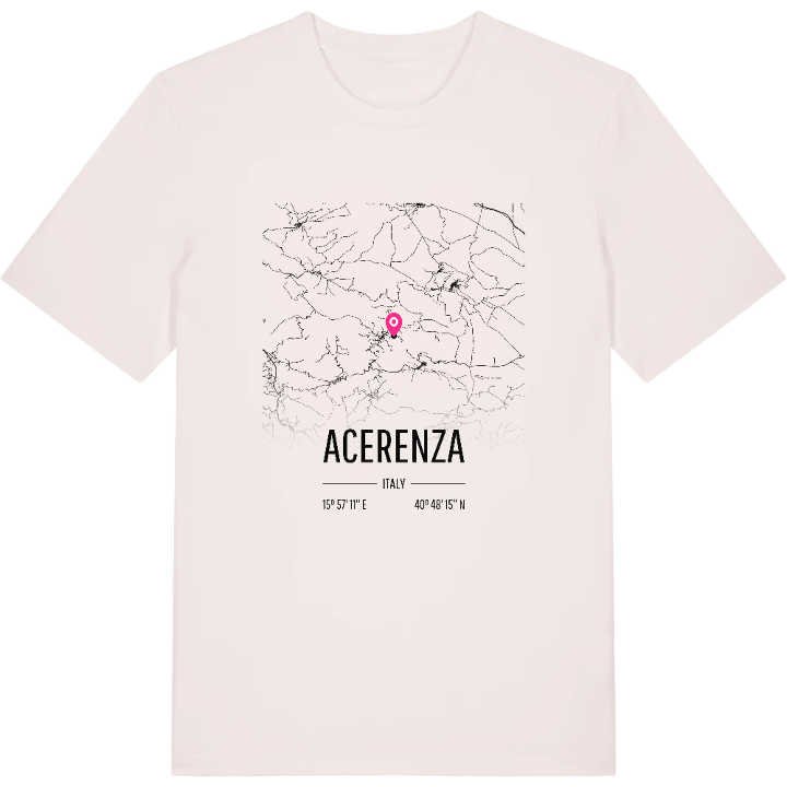 Acerenza karta t-shirt – t-shirt från PinShirt