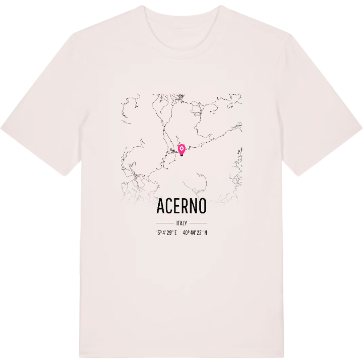 Acerno karta t-shirt – t-shirt från PinShirt