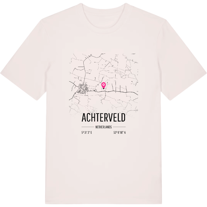 Achterveld karta t-shirt – t-shirt från PinShirt