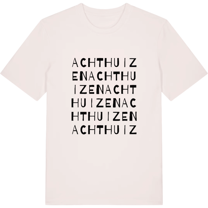 Achthuizen ordlek t-shirt – t-shirt från PinShirt