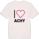 Jag älskar Achy t-shirt stort tryck