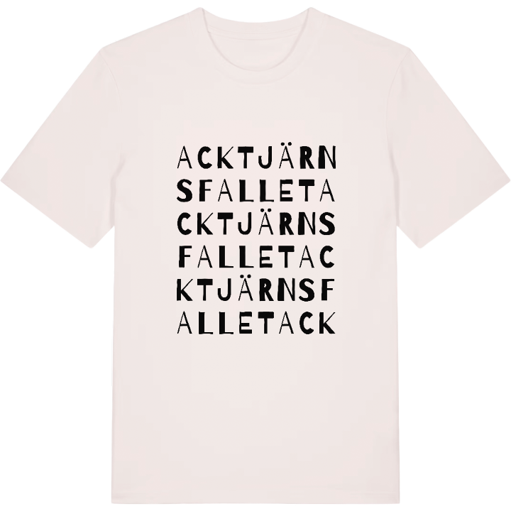 Acktjärnsfallet ordlek t-shirt – t-shirt från PinShirt