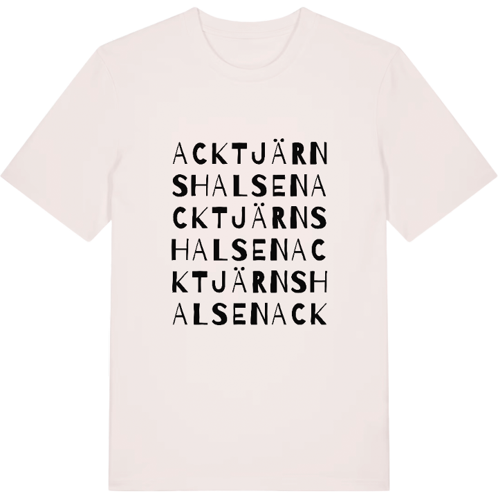 Acktjärnshalsen ordlek t-shirt – t-shirt från PinShirt