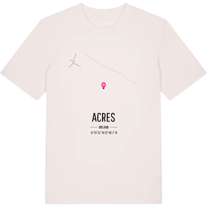 Acres karta t-shirt – t-shirt från PinShirt