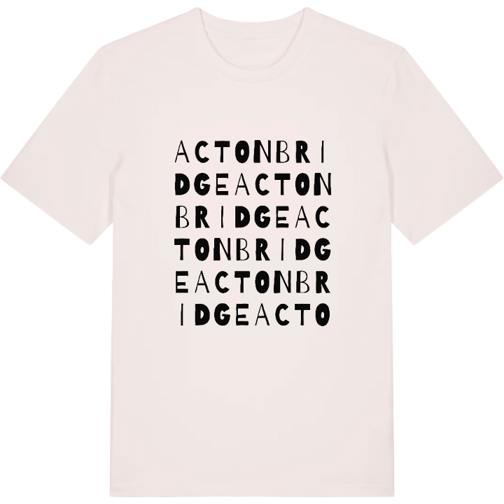 Acton Bridge ordlek t-shirt – t-shirt från PinShirt