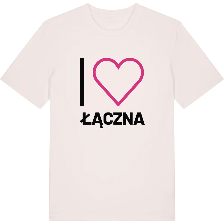 Jag älskar Łączna t-shirt stort tryck – t-shirt från PinShirt