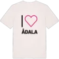 Jag älskar Ådala t-shirt stort tryck