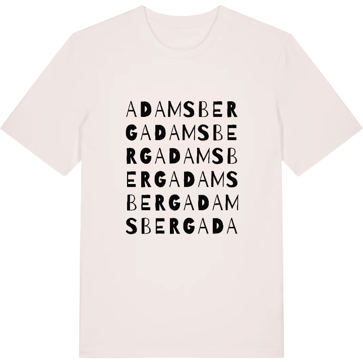 Adamsberg ordlek t-shirt – t-shirt från PinShirt