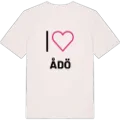 Jag älskar Ådö t-shirt stort tryck