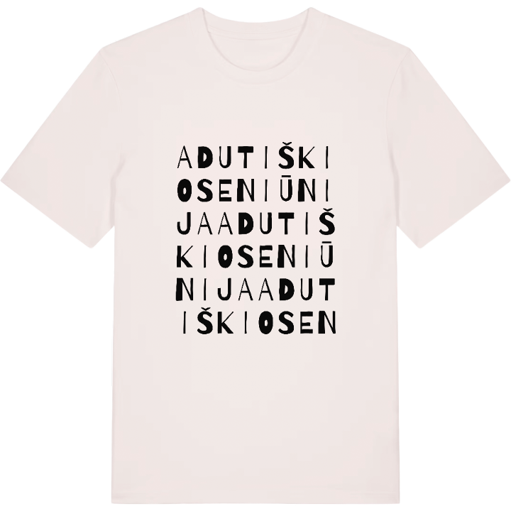 Adutiškio seniūnija ordlek t-shirt – t-shirt från PinShirt