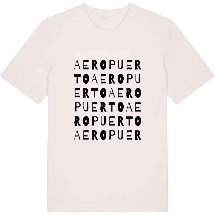 Aeropuerto ordlek t-shirt – t-shirt från PinShirt
