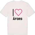 Jag älskar Åfors t-shirt stort tryck