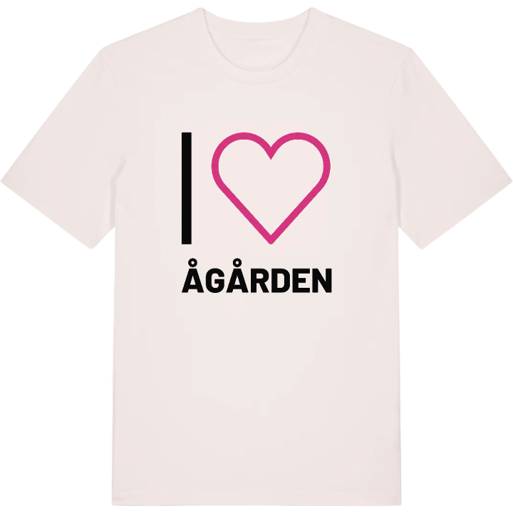 Jag älskar Ågården t-shirt stort tryck – t-shirt från PinShirt
