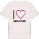 Jag älskar Agdatorp t-shirt stort tryck