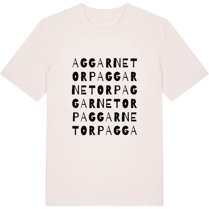 Aggarnetorp ordlek t-shirt – t-shirt från PinShirt