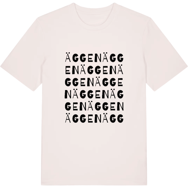 Äggen ordlek t-shirt – t-shirt från PinShirt