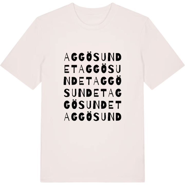 Aggösundet ordlek t-shirt – t-shirt från PinShirt