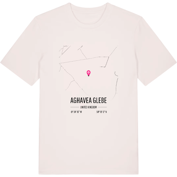 Aghavea Glebe karta t-shirt – t-shirt från PinShirt