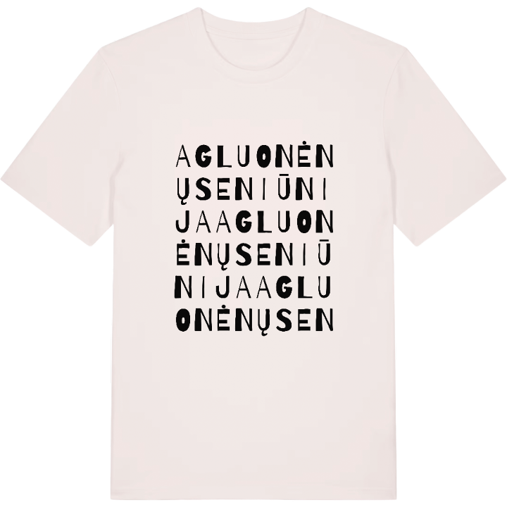 Agluonėnų seniūnija ordlek t-shirt – t-shirt från PinShirt