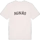 Agnås böjd t-shirt