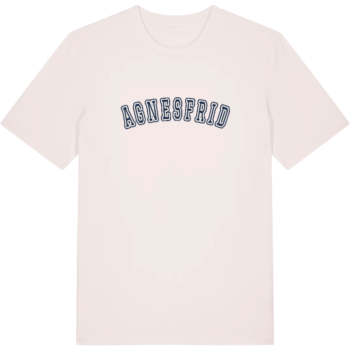 Agnesfrid college t-shirt – t-shirt från PinShirt
