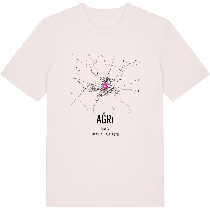 Ağrı karta t-shirt – t-shirt från PinShirt