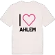 Jag älskar Ahlem t-shirt stort tryck