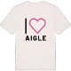 Jag älskar Aigle t-shirt stort tryck