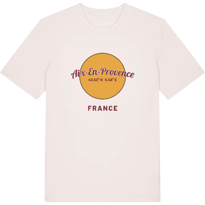 Aix-en-Provence cirkel t-shirt – t-shirt från PinShirt
