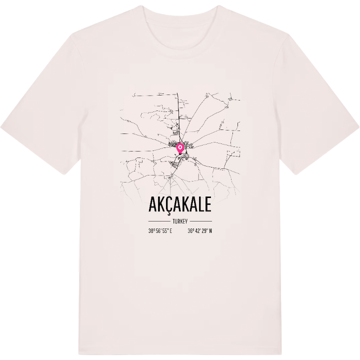 Akçakale karta t-shirt – t-shirt från PinShirt