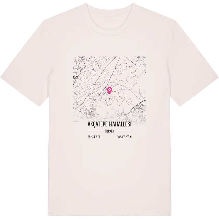 Akçatepe Mahallesi karta t-shirt – t-shirt från PinShirt