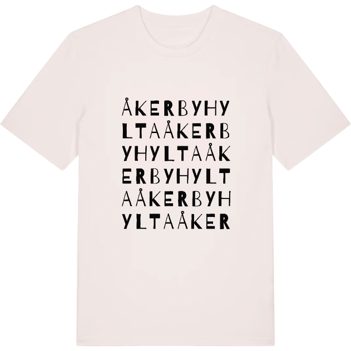 Åkerby hylta ordlek t-shirt – t-shirt från PinShirt