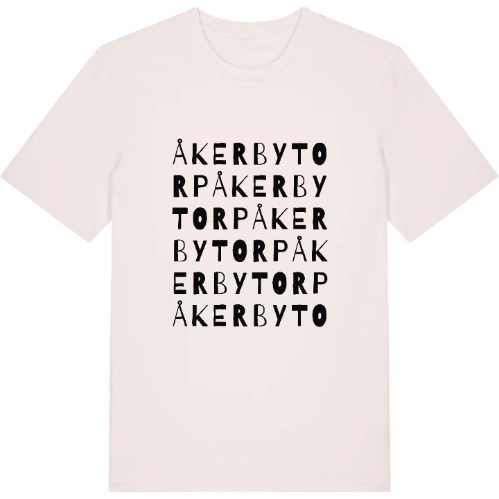 Åkerbytorp ordlek t-shirt – t-shirt från PinShirt