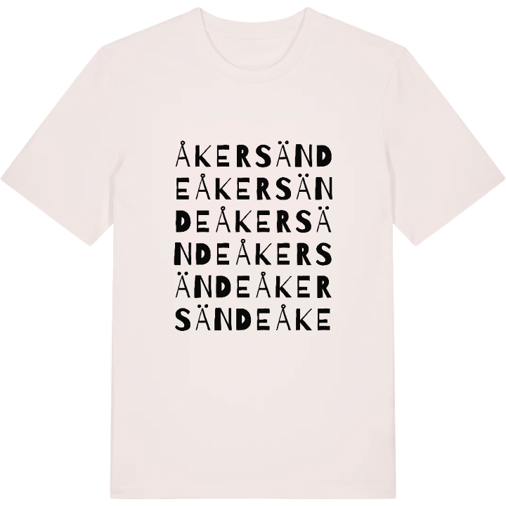 Åkersände ordlek t-shirt – t-shirt från PinShirt