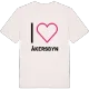 Jag älskar Åkersbyn t-shirt stort tryck