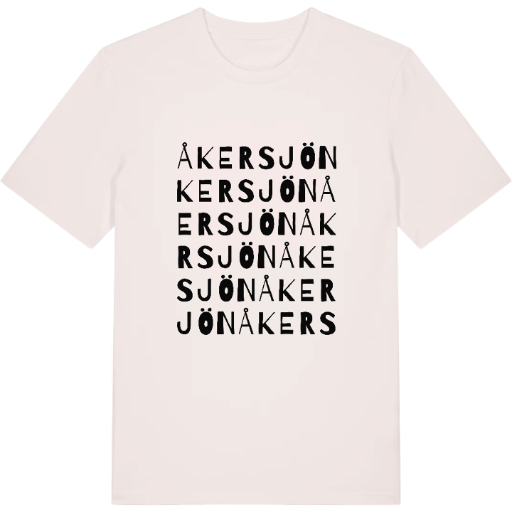 Åkersjön ordlek t-shirt – t-shirt från PinShirt