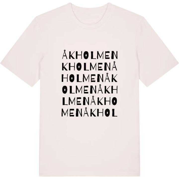 Åkholmen ordlek t-shirt – t-shirt från PinShirt