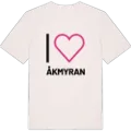 Jag älskar Åkmyran t-shirt stort tryck