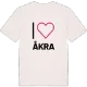 Jag älskar Åkra t-shirt stort tryck