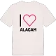 Jag älskar Alaçam t-shirt stort tryck