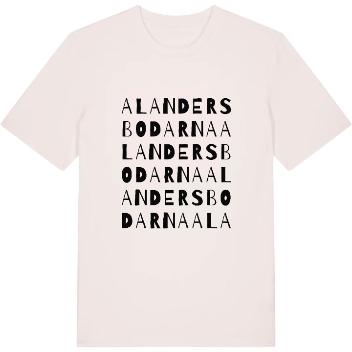 Alandersbodarna ordlek t-shirt – t-shirt från PinShirt