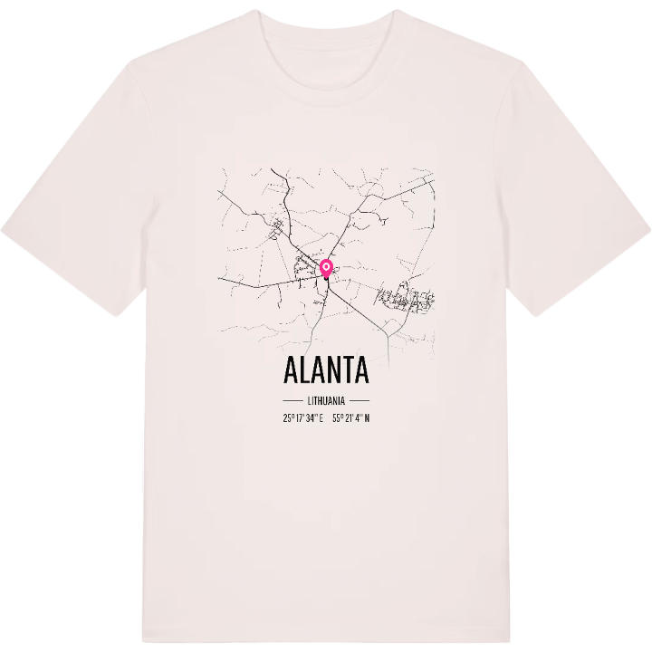 Alanta karta t-shirt – t-shirt från PinShirt