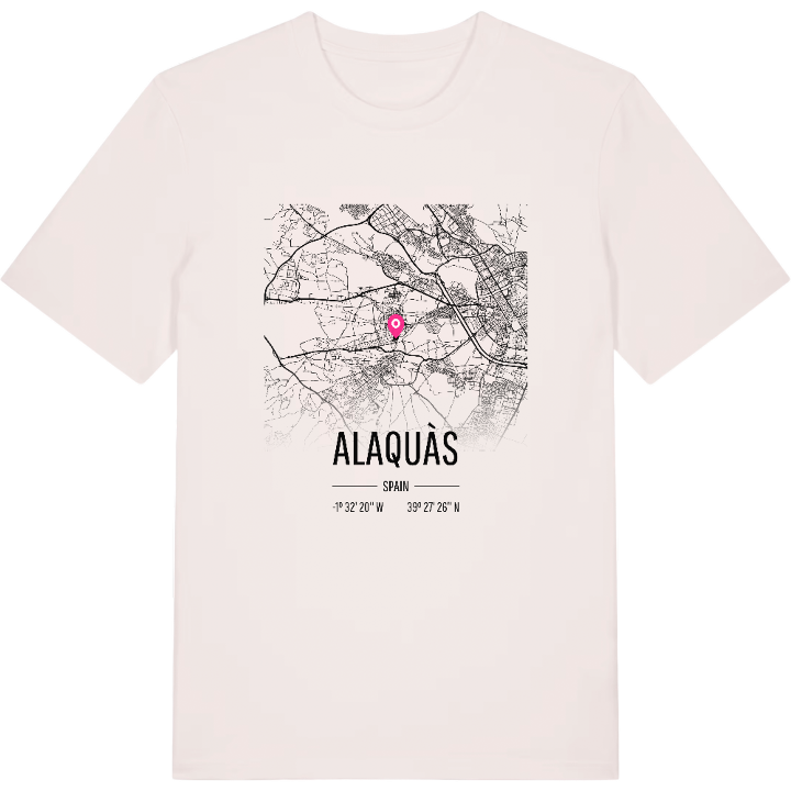 Alaquàs karta t-shirt – t-shirt från PinShirt