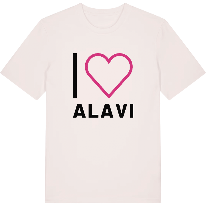 Jag älskar Alavi t-shirt stort tryck – t-shirt från PinShirt