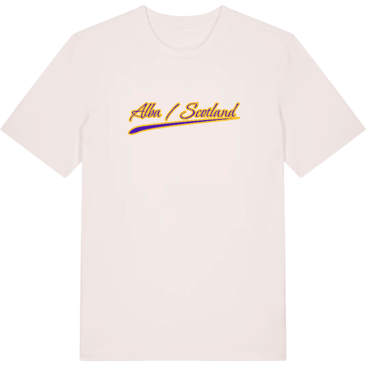 Alba / Scotland baseball t-shirt – t-shirt från PinShirt