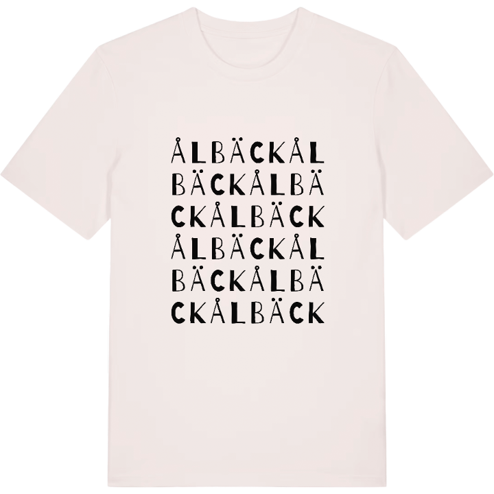 Ålbäck ordlek t-shirt – t-shirt från PinShirt